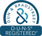 Distintivo de registro corporativo D-U-N-S
