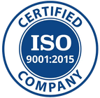 Sello de certificación ISO 9001:2015 en gestión de calidad
